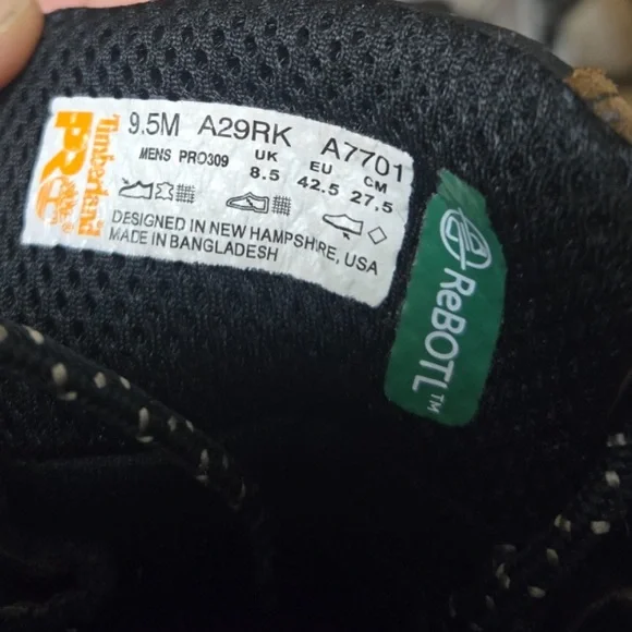 Timberland Pro Boondock HD 6" Insulated Composite Toe / Waterproof Size 9.5 - Picture 7 of 9